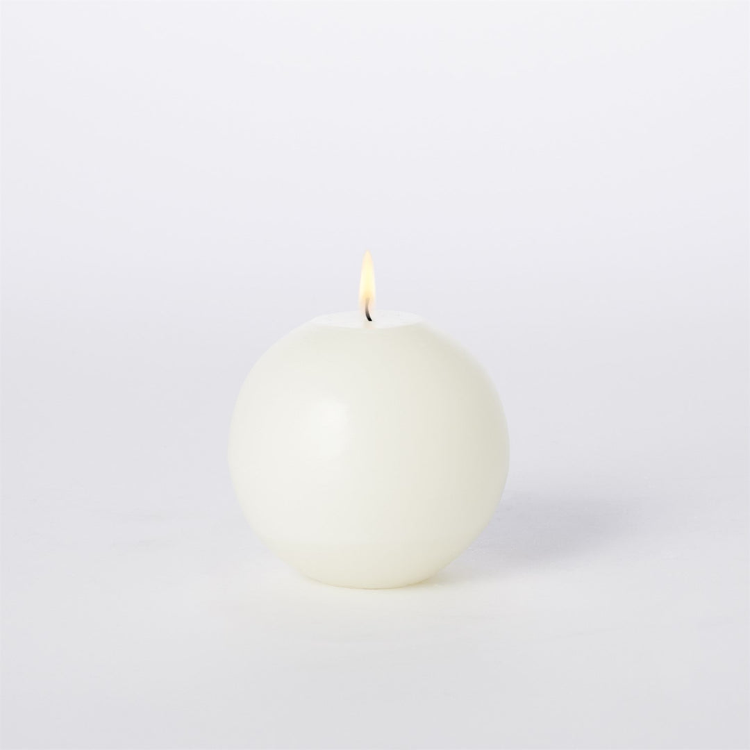 Ball Candle - Unscented-Global Views-GVSA-5143-Decorative Objects4"-4-France and Son