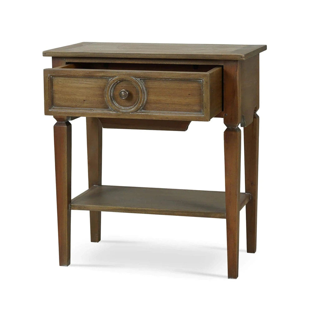 Orleans Side Table-Bramble-BRAM-74874STW-Side TablesStraw Wash-2-France and Son