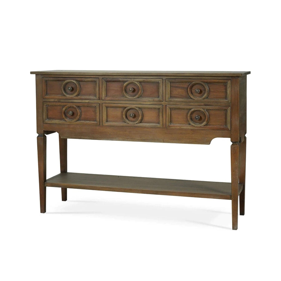 Orleans Console Table-Bramble-BRAM-74882STW-Console TablesStraw Wash-1-France and Son