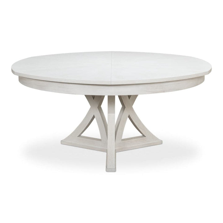 Casual Jupe Dining Table-SARREID-SARREID-78-183-5-Dining TablesLarge-Working White Finish-19-France and Son