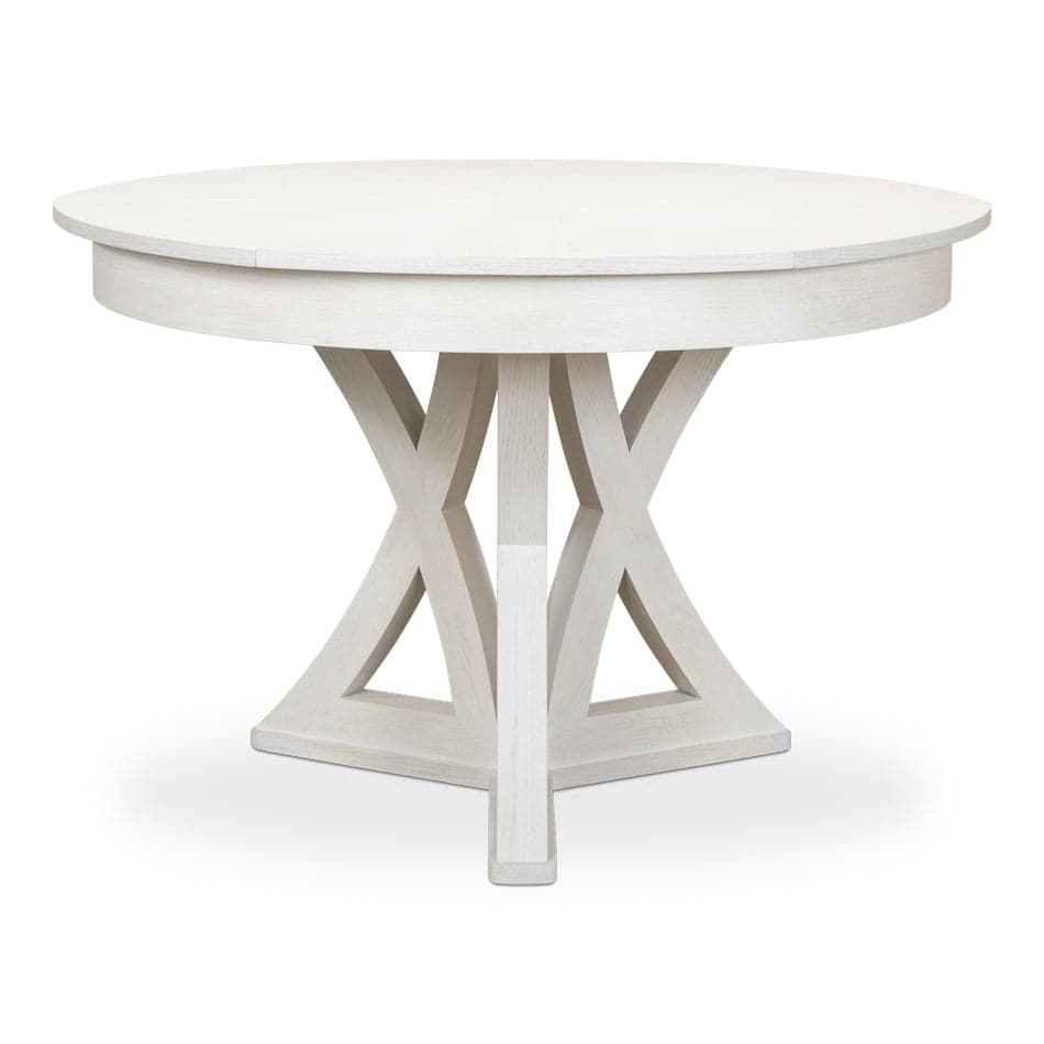 Casual Jupe Dining Table-SARREID-SARREID-78-184-5-Dining TablesSmall-Working White Finish-29-France and Son