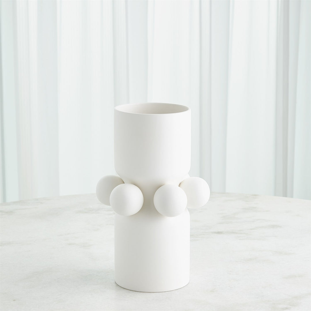 Hera Vase-Global Views-GVSA-CA1.10001-VasesMatte White-Small-3-France and Son