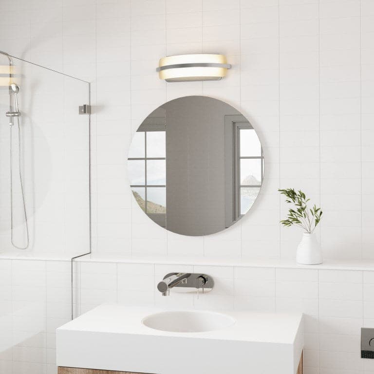Curvato 16'' Wide LED Vanity Light - Polished Chrome-Elk Home-ELK-85141/LED-Bathroom Lighting-2-France and Son