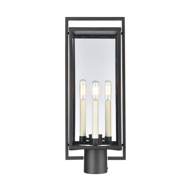 Gladwyn 21.5'' High 3 - Light Outdoor Post Light-Elk Home-ELK-90005/3-Outdoor Post Lanterns-1-France and Son