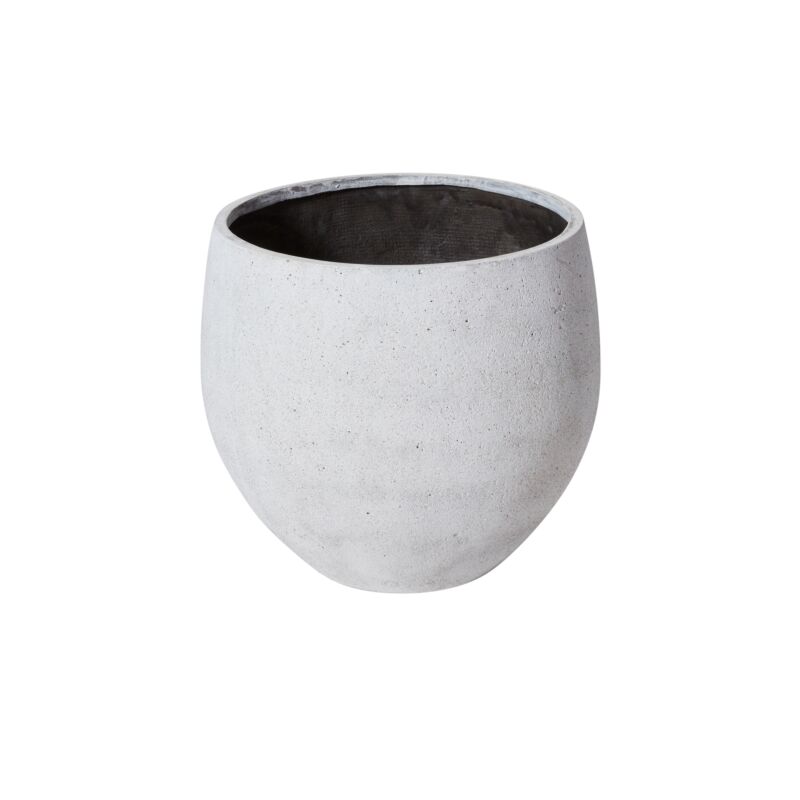 Syros Pot-Accent Decor-ACCENT-90500.01-Planters19.75”x 18”-White-1-France and Son