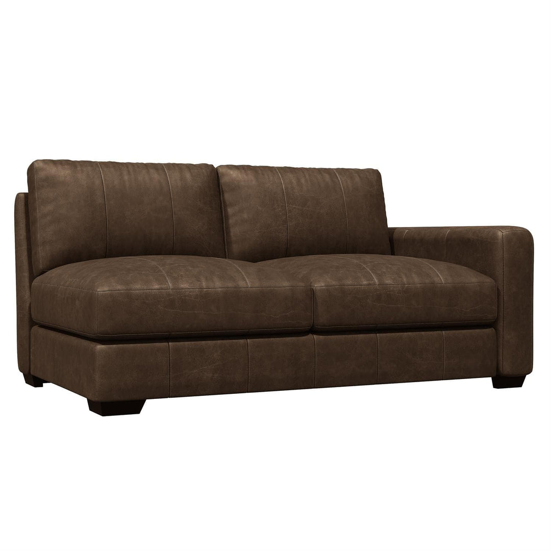 Dawkins Leather Loveseat-Bernhardt-BHDT-9241LO-SofasRight Arm-4-France and Son