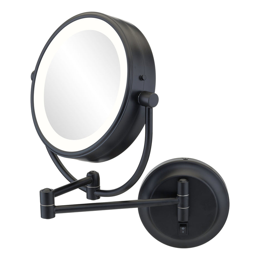 NeoModern LED Magnified Makeup Mirror - Switchable Light Color-Aptations-APT-945-2-135HW-MirrorsBrushed Brass-1-France and Son