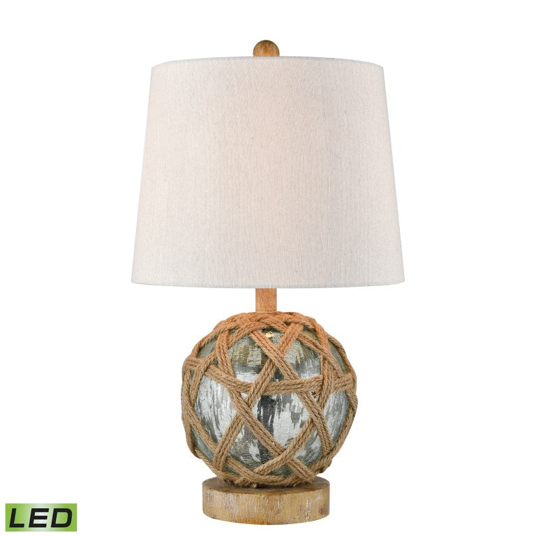 Crosswick 20'' High 1-Light Table Lamp - Blue - Includes LED Bulb-Elk Home-ELK-981678-LED-Table Lamps-1-France and Son