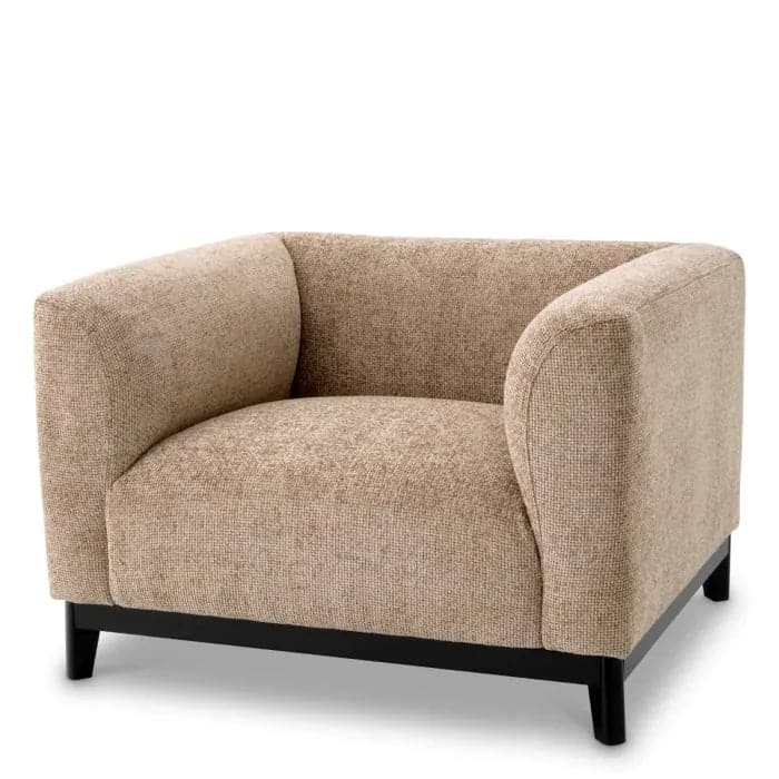 Chair Corso lyssa sand-Eichholtz-EICHHOLTZ-A117680-Lounge Chairs-1-France and Son