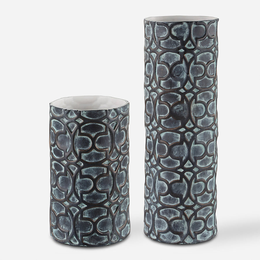 Baltra Bronze Patina Vases S/2-Uttermost-UTTM-18098-Vases-1-France and Son
