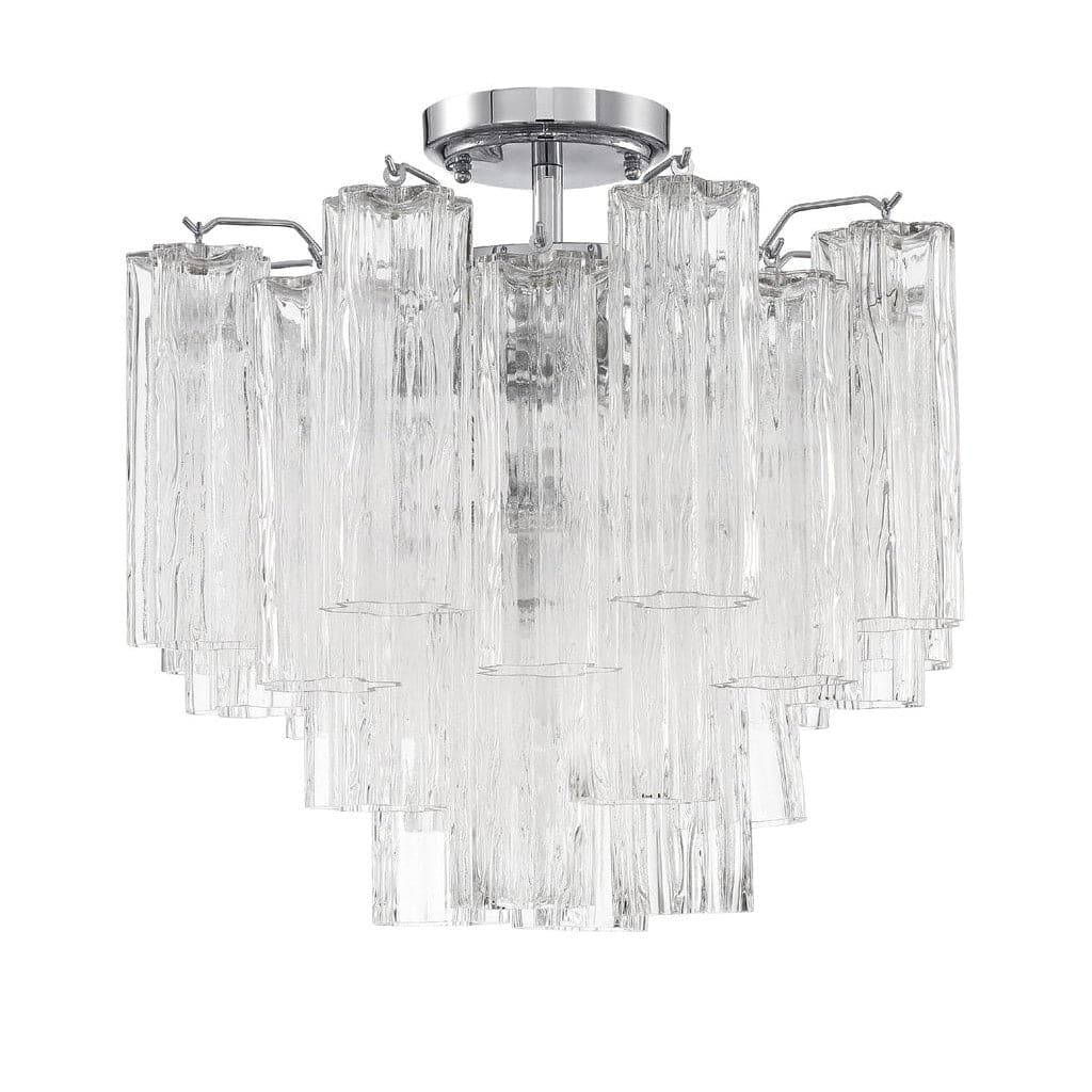 Addis 4 Light Ceiling Mount-Crystorama Lighting Company-CRYSTO-ADD-300-CH-CL_CEILING-Flush MountsPolished Chrome-Tronchi Glass Clear-6-France and Son