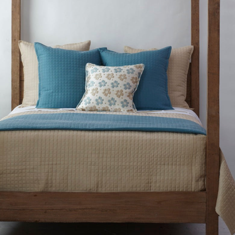 Ready-to-Bed 2.0 Quilted Coverlet-Ann Gish-ANNGISH-COTQK-AQU-BeddingAqua-3-France and Son