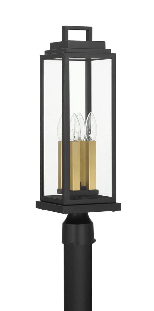 Aspen 4 Light Outdoor Post-Crystorama Lighting Company-CRYSTO-ASP-8919-MK-Outdoor Post Lanterns-3-France and Son