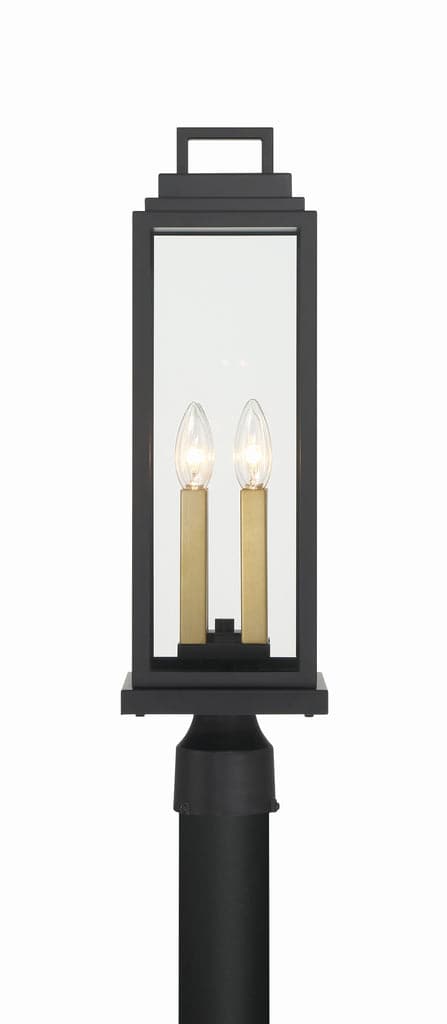 Aspen 4 Light Outdoor Post-Crystorama Lighting Company-CRYSTO-ASP-8919-MK-Outdoor Post Lanterns-5-France and Son