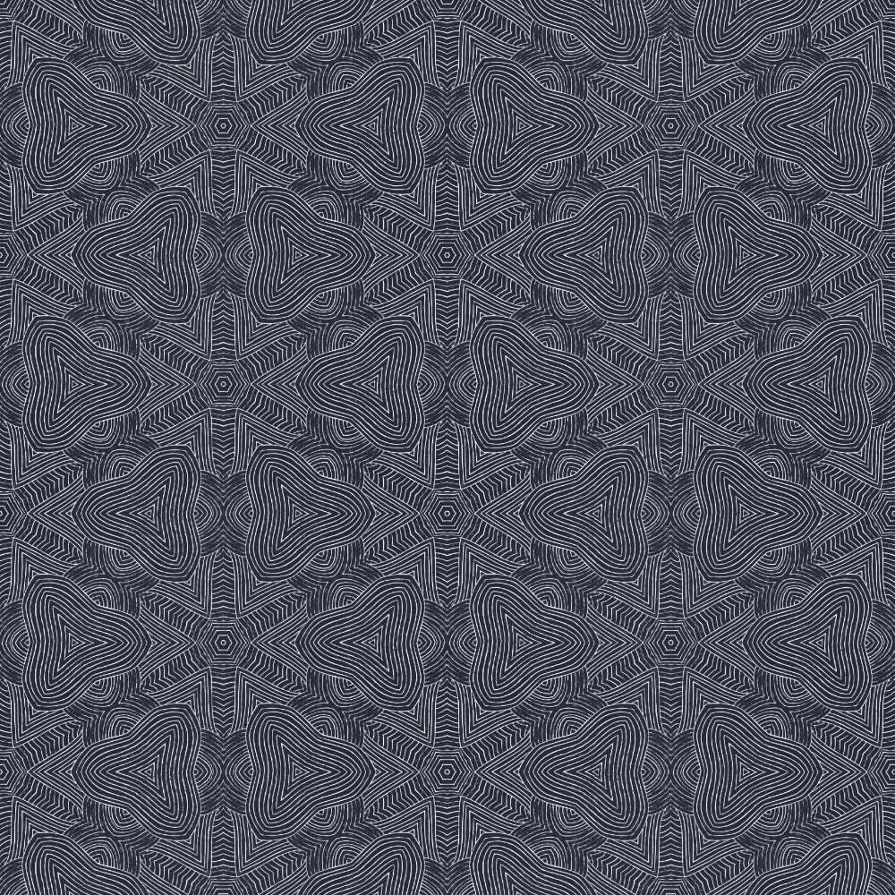 Arbor Star Wallpaper-Mitchell Black-MITCHB-WCAB445-PM-10-Wall DecorPatterns Small-Premium Matte Paper-3-France and Son