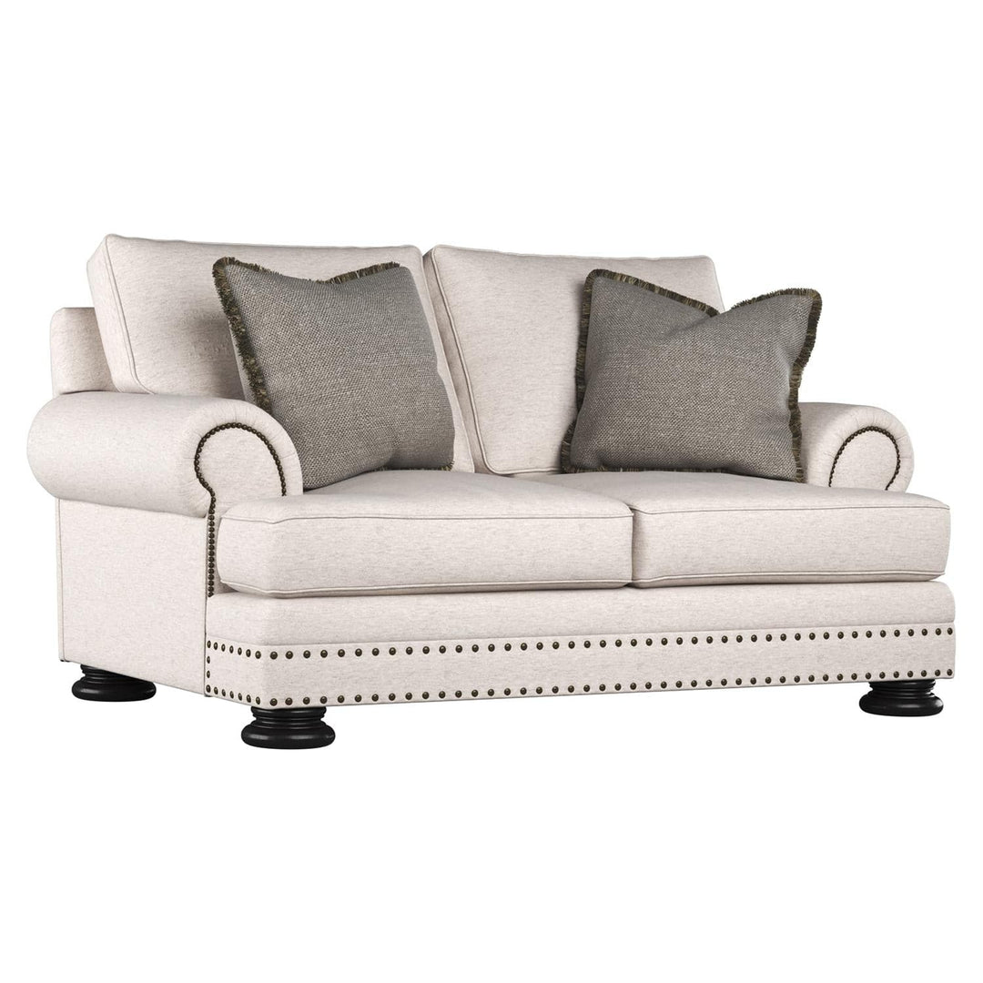 Foster Fabric Loveseat-Bernhardt-BHDT-B5175G-SofasWith Pillows-Beige/Tan-9-France and Son