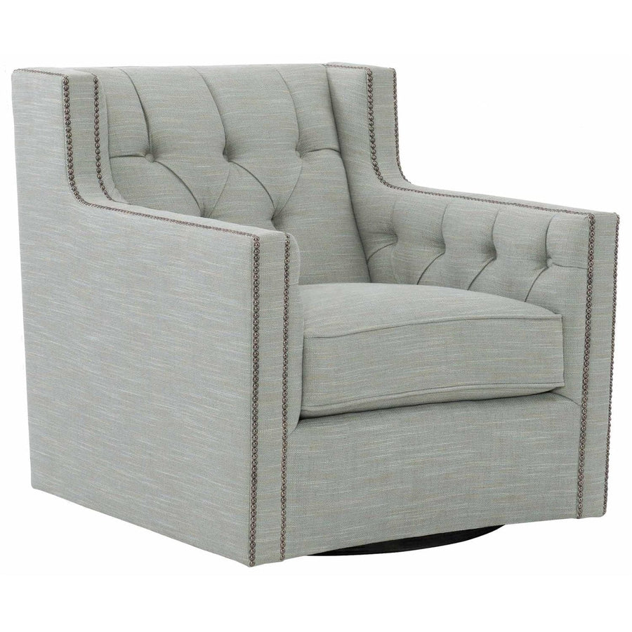 Candace Fabric Swivel Chair-Bernhardt-BHDT-B7272SA-Lounge Chairs2792-234 Fabric-1-France and Son