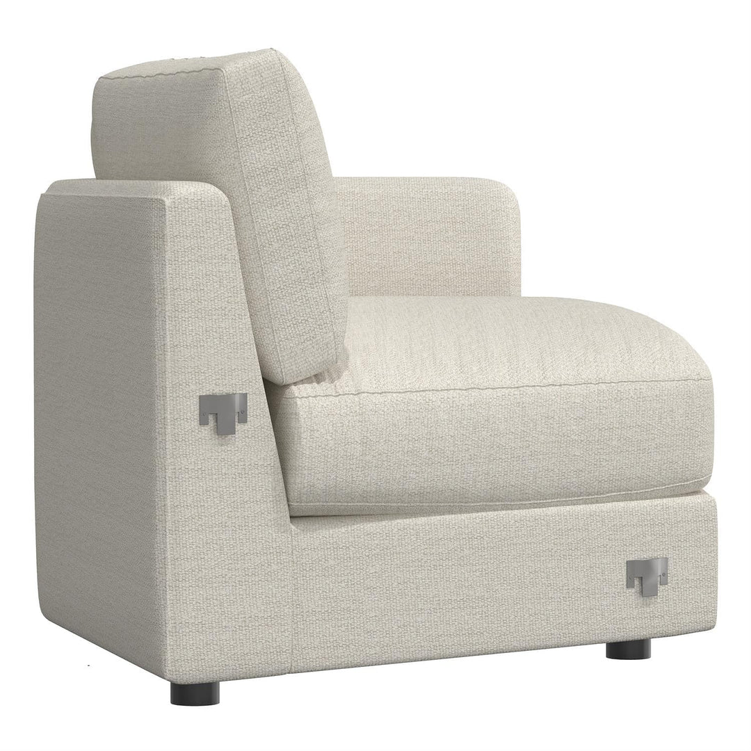 Sydney Fabric Chaise Without Pillows-Bernhardt-BHDT-B9438Y-Chaise LoungesLeft Arm-6-France and Son