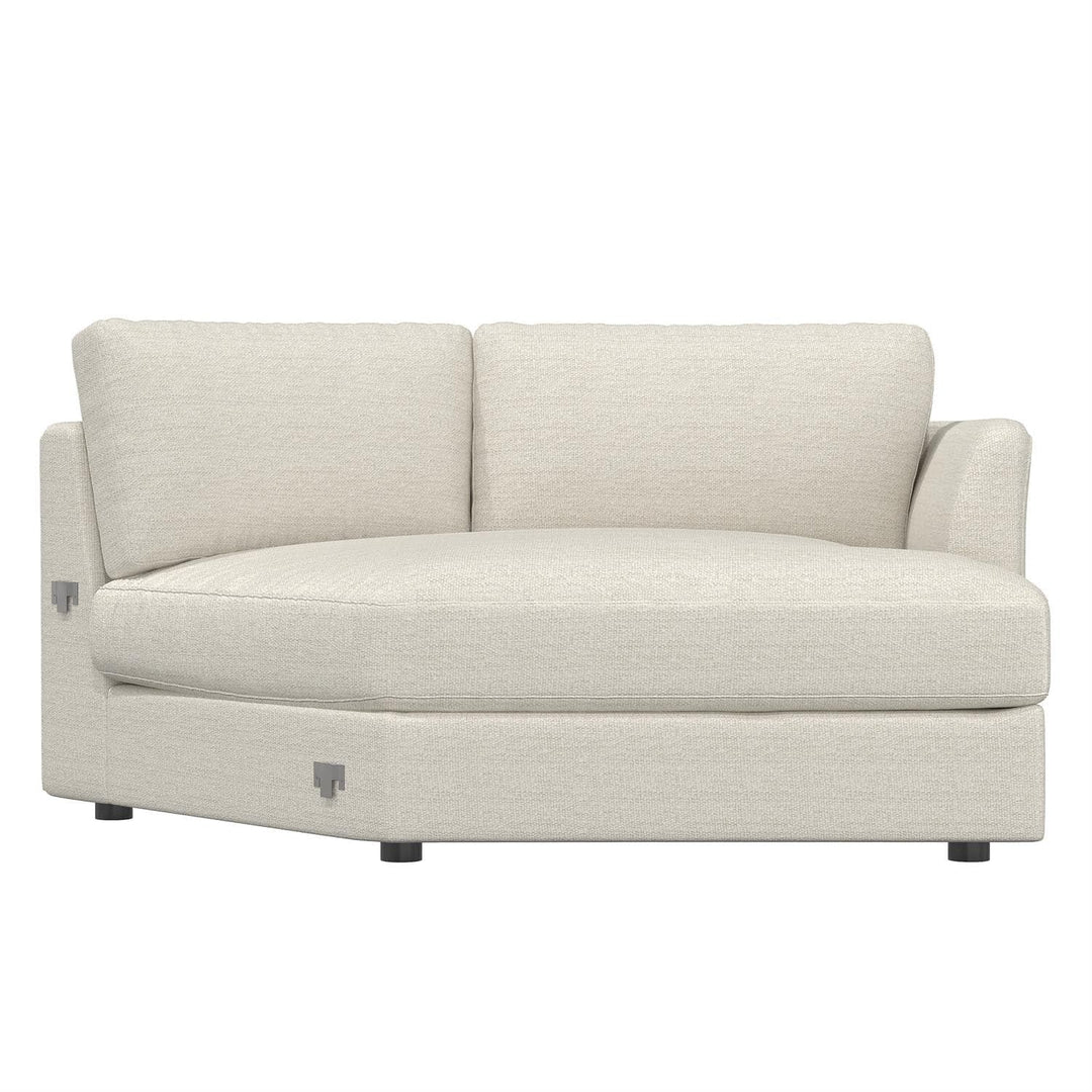 Sydney Fabric Chaise Without Pillows-Bernhardt-BHDT-B9437Y-Chaise LoungesRight Arm-7-France and Son