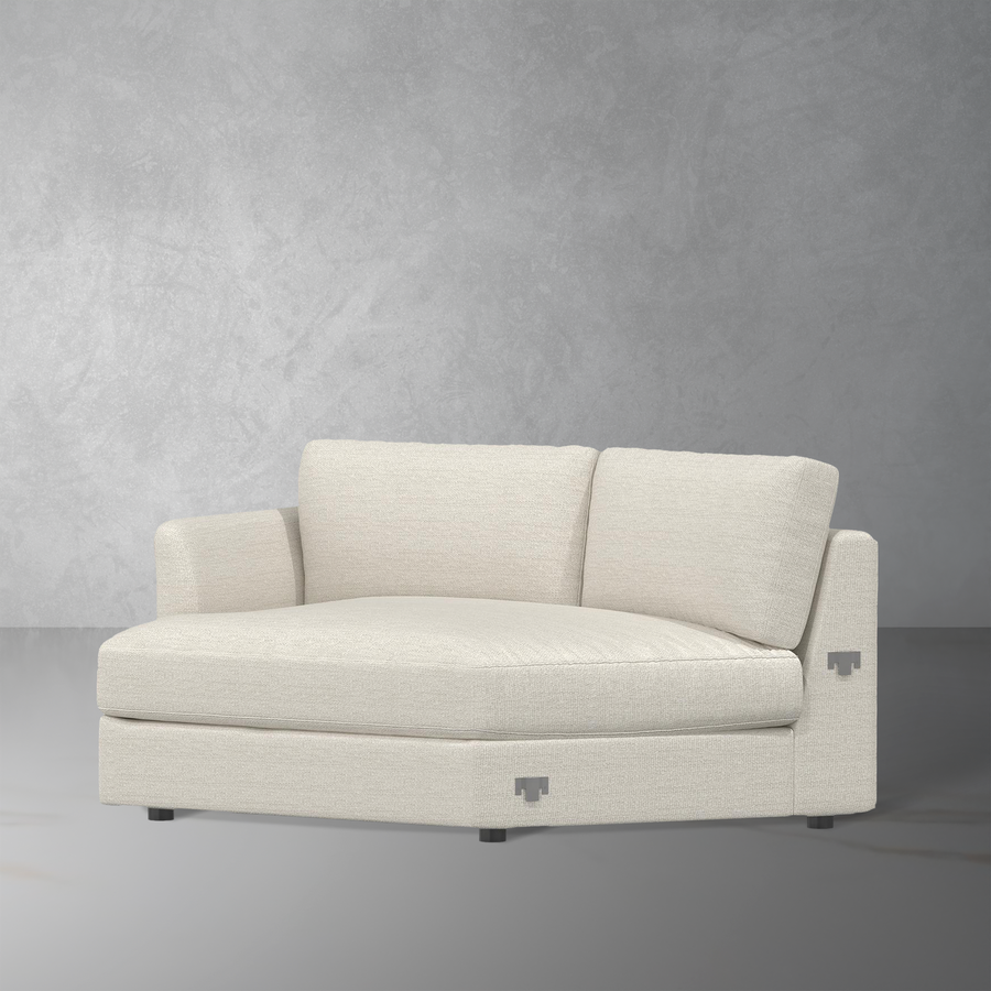 Sydney Fabric Chaise Without Pillows-Bernhardt-BHDT-B9438Y-Chaise LoungesLeft Arm Without Pillows-1-France and Son