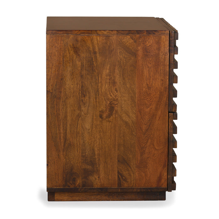 Maze Wood Night Stand-Union Home Furniture-UNION-BDM00046-Nightstands-4-France and Son