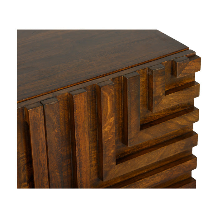 Maze Wood Night Stand-Union Home Furniture-UNION-BDM00046-Nightstands-6-France and Son
