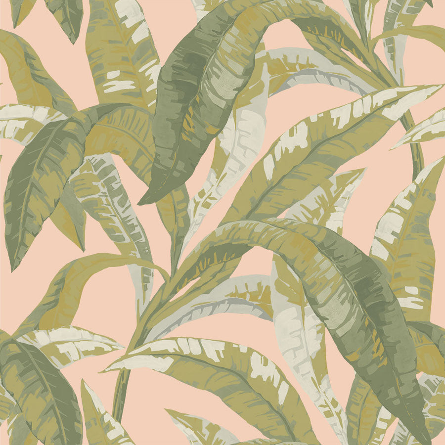 Banana Leaf Peel And Stick Wallpaper-Tempaper & Co.-Tempaper-BL15029-Wall Paper-1-France and Son