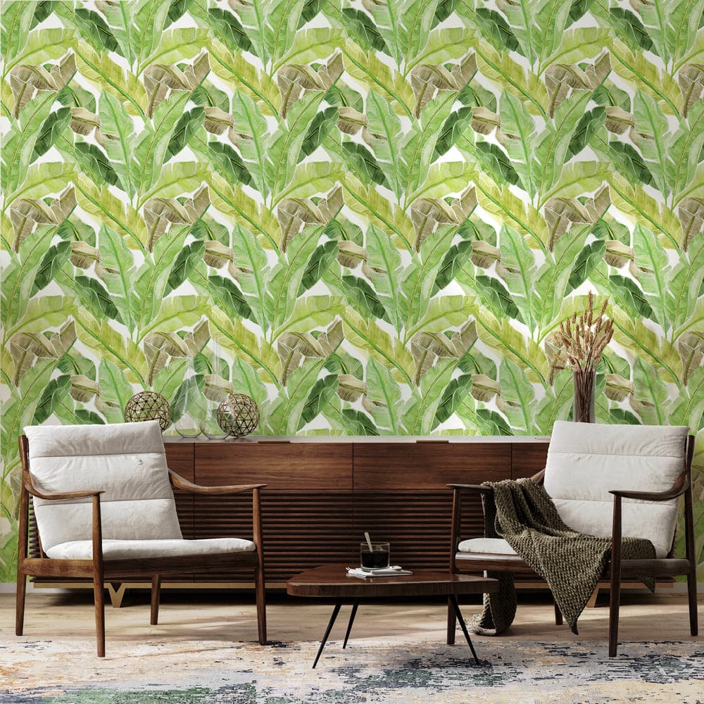 Bahama Palm Peel And Stick Wallpaper-Tempaper & Co.-Tempaper-BP15220-DecorKey Lime-4-France and Son
