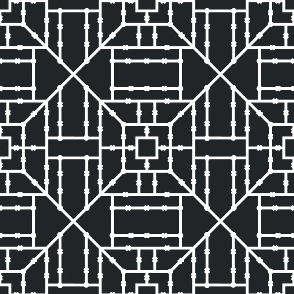 Bamboo Black Wallpaper