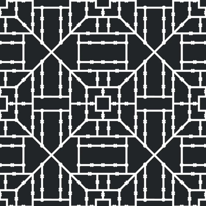 Bamboo Black Wallpaper