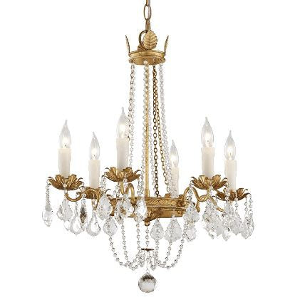 Viola Chandelier-Troy Lighting-F5365-VGL-ChandeliersSmall / 6 Bulbs-1-France and Son