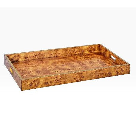 Serving Tray - Large-Oliver Home-OliverH-1230-22-TraysBrown-Rectangle-1-France and Son