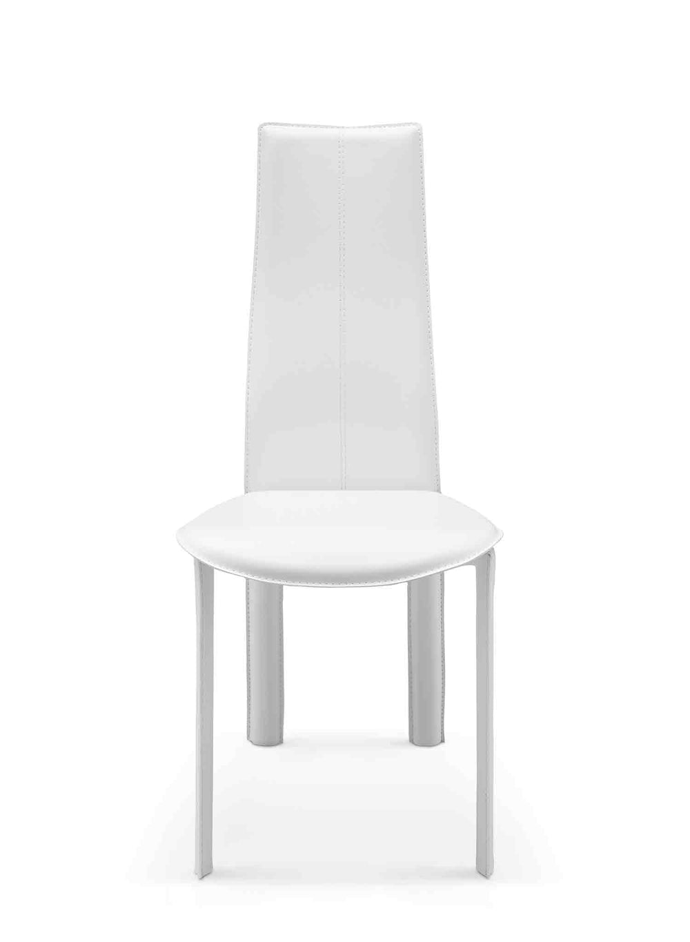 Allison Dining Chair-Whiteline Modern Living-WHITELINE-DC1004H-WHT-Dining ChairsWhite-2-France and Son