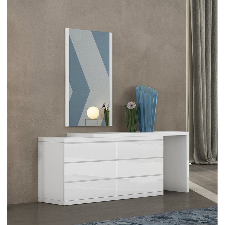 Anna Dresser Extension-Whiteline Modern Living-WHITELINE-DR1207X-WHT-DressersWhite-1-France and Son