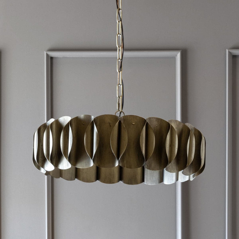 Piper Drum Chandelier-Park Hill Collection-ParkHill-ELH36023-Chandeliers-2-France and Son