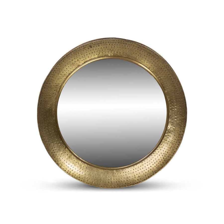 Hammered Iron Brass Portal Mirror-Park Hill Collection-ParkHill-EWI26015-Mirrors-1-France and Son