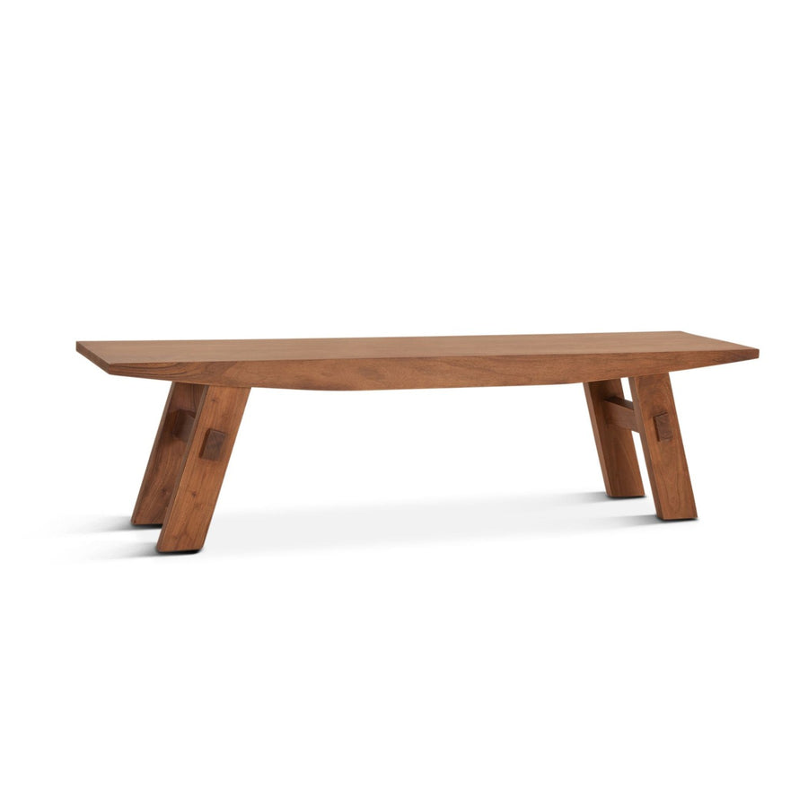 Chesapeake 68" Bench Nutmeg-Home Trends & Designs-HOMETD-FCE-BN68RW-Benches-1-France and Son