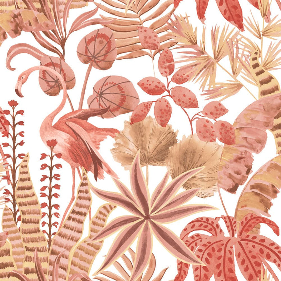 Flamingo Daydream Peel And Stick Wallpaper-Tempaper & Co.-Tempaper-FD15081-Wall Paper-1-France and Son