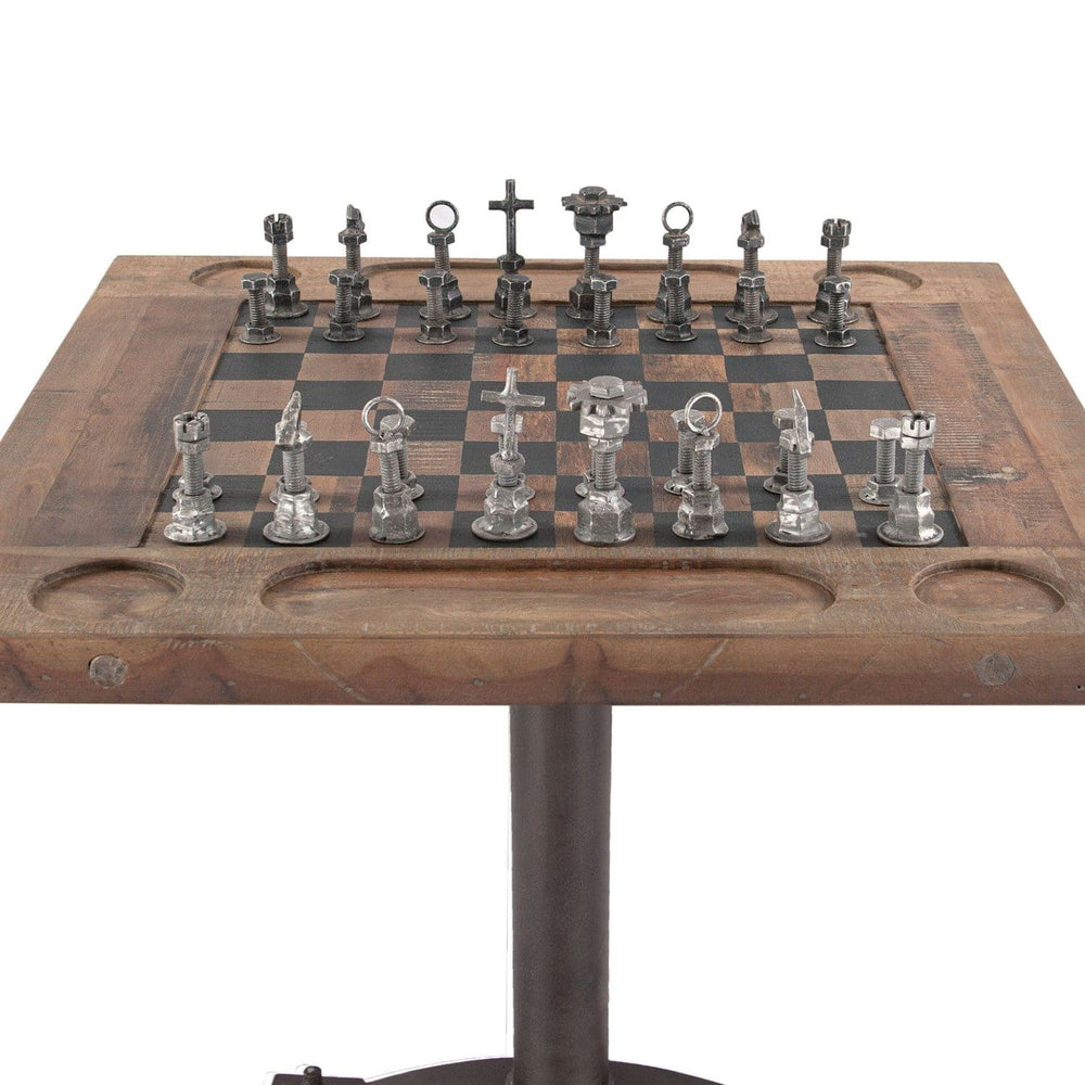 Eiffel 30" Chess Bistro Table-Home Trends & Designs-HOMETD-FEI-CHESS-Game Tables-2-France and Son