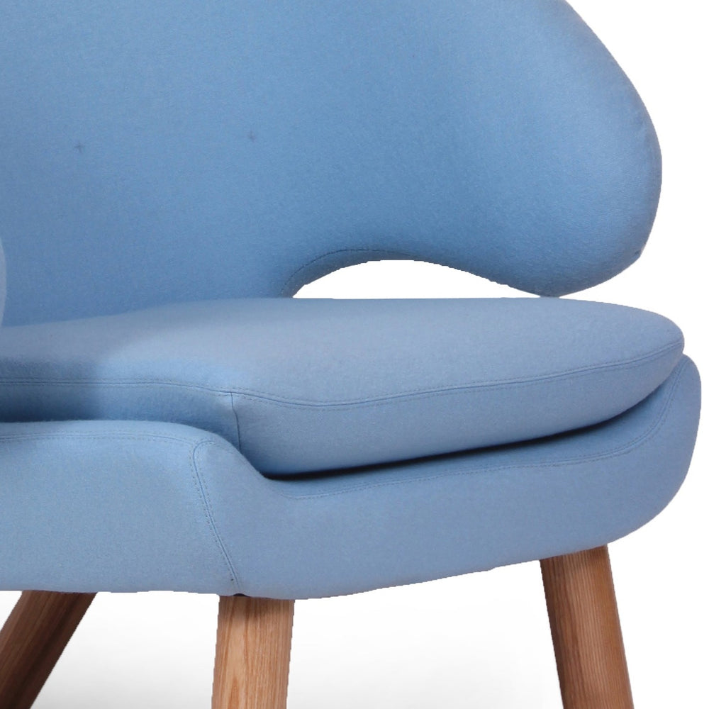 Finn Pelican Chair - Blue-France & Son-FJ2511BL-Lounge Chairs-2-France and Son