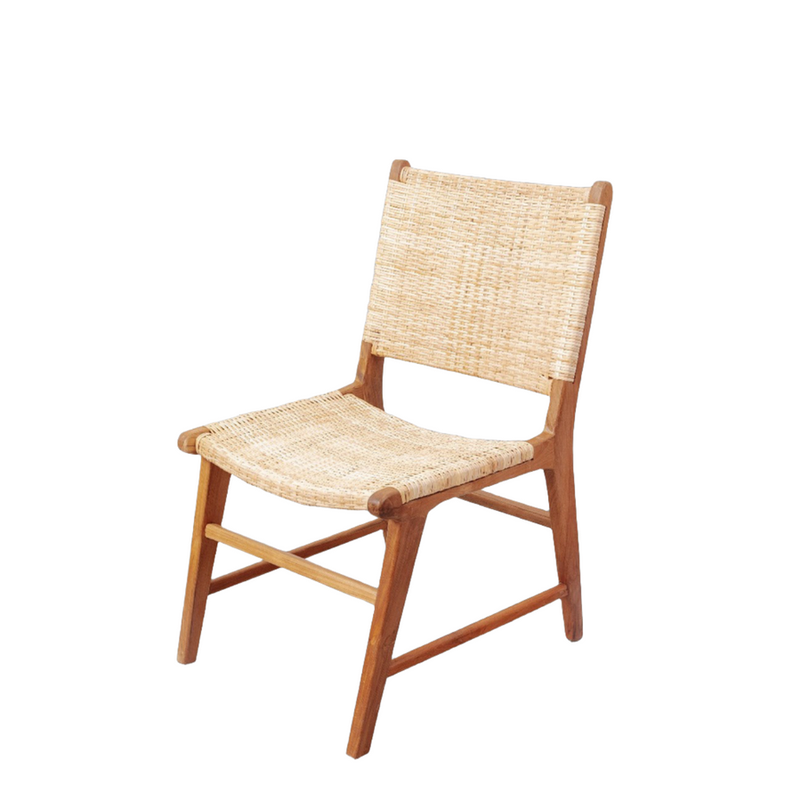 Basham Cane Dining Side Chair-France & Son-FL1024-Dining Chairs-1-France and Son