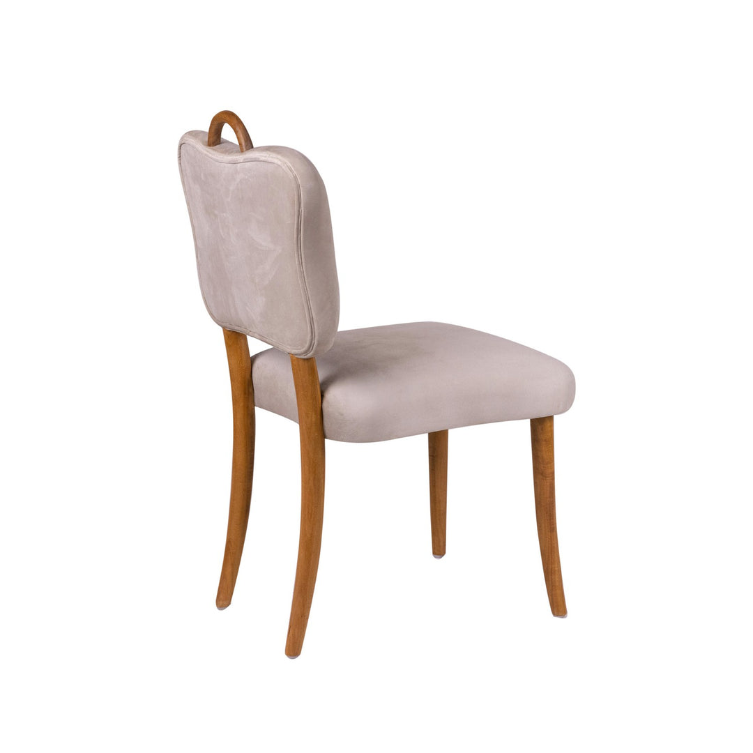 Royere Dining Chair - Velvet (New Version)-France & Son-FL1088H-BGE-NEW-Dining Chairs-3-France and Son