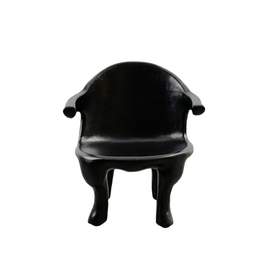 Turnbull Armchair Stool-France & Son-FL1350BLK-Lounge ChairsBlack-1-France and Son