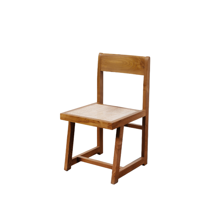 Bahri Cane Side Chair-France & Son-FL1385-Dining Chairs-1-France and Son