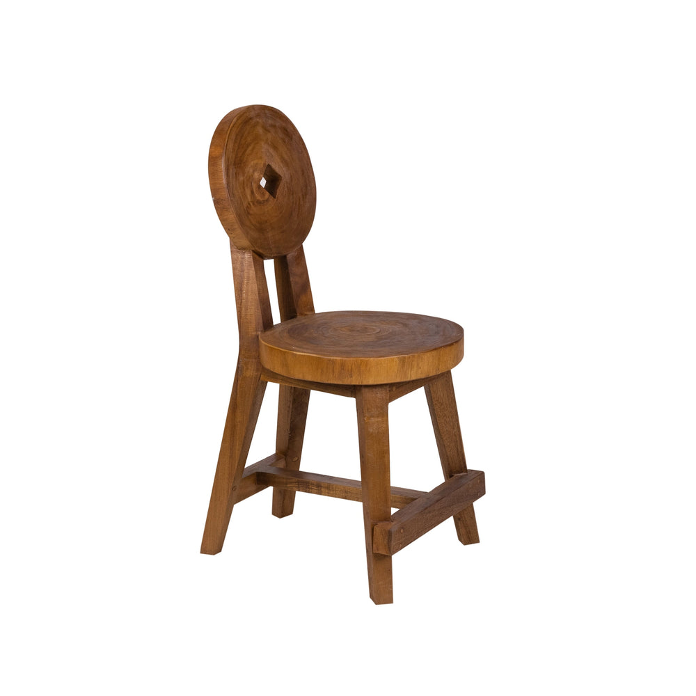 Brutalist Brauer Primitive Chair-France & Son-FL1391NTRL-Dining Chairs-2-France and Son