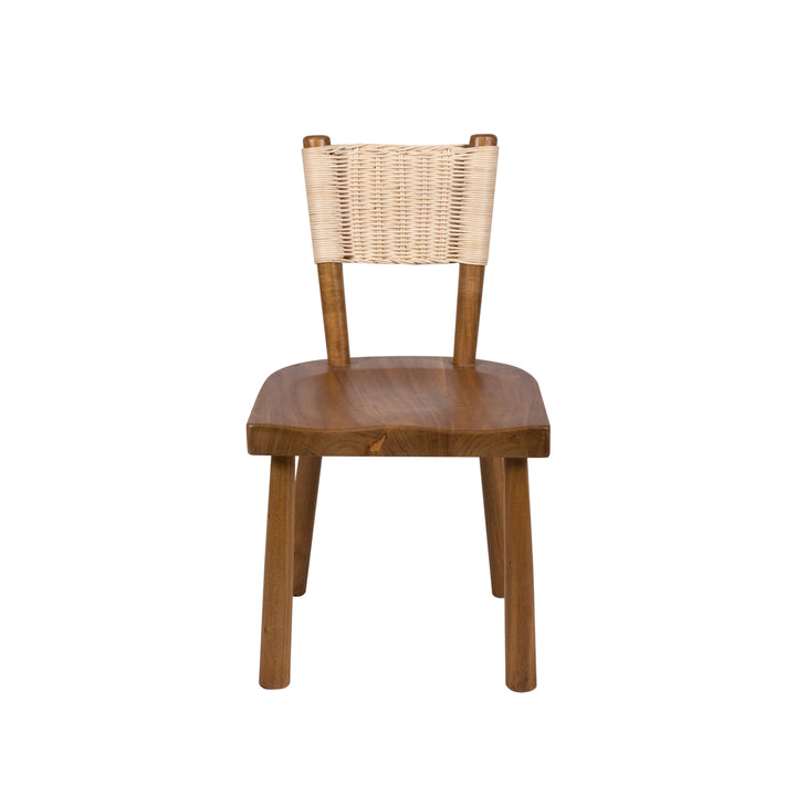 Scroll Dining Chair-France & Son-FL1393NTRL-1-France and Son