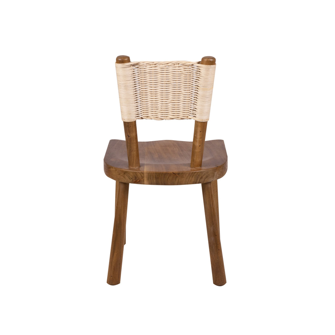 Scroll Dining Chair-France & Son-FL1393NTRL-3-France and Son
