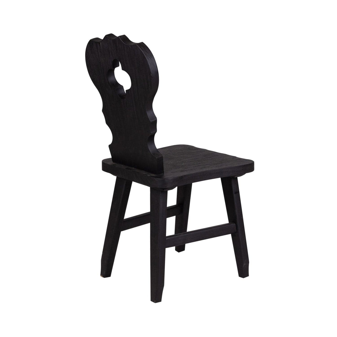 Bishop Dining Chair-France & Son-FL1394BLK-4-France and Son