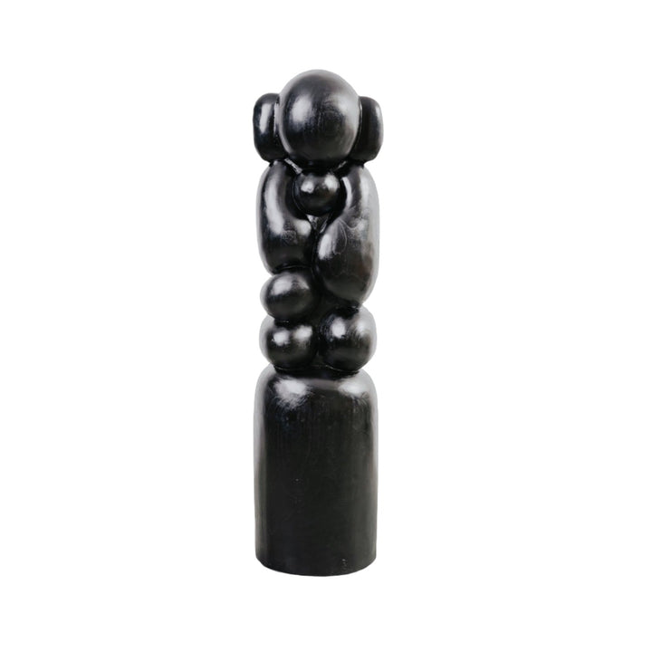 Mothers Love Totem Sculpture - Large-France & Son-FL2002BLK-Decorative Objects-1-France and Son