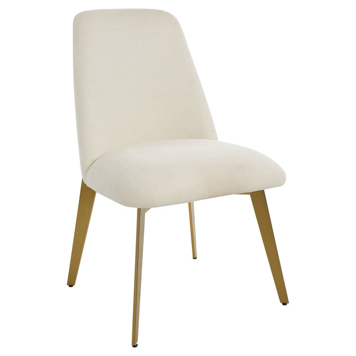 Vantage Off White Fabric Dining Chair-Uttermost-UTTM-23262-Dining Chairs-4-France and Son